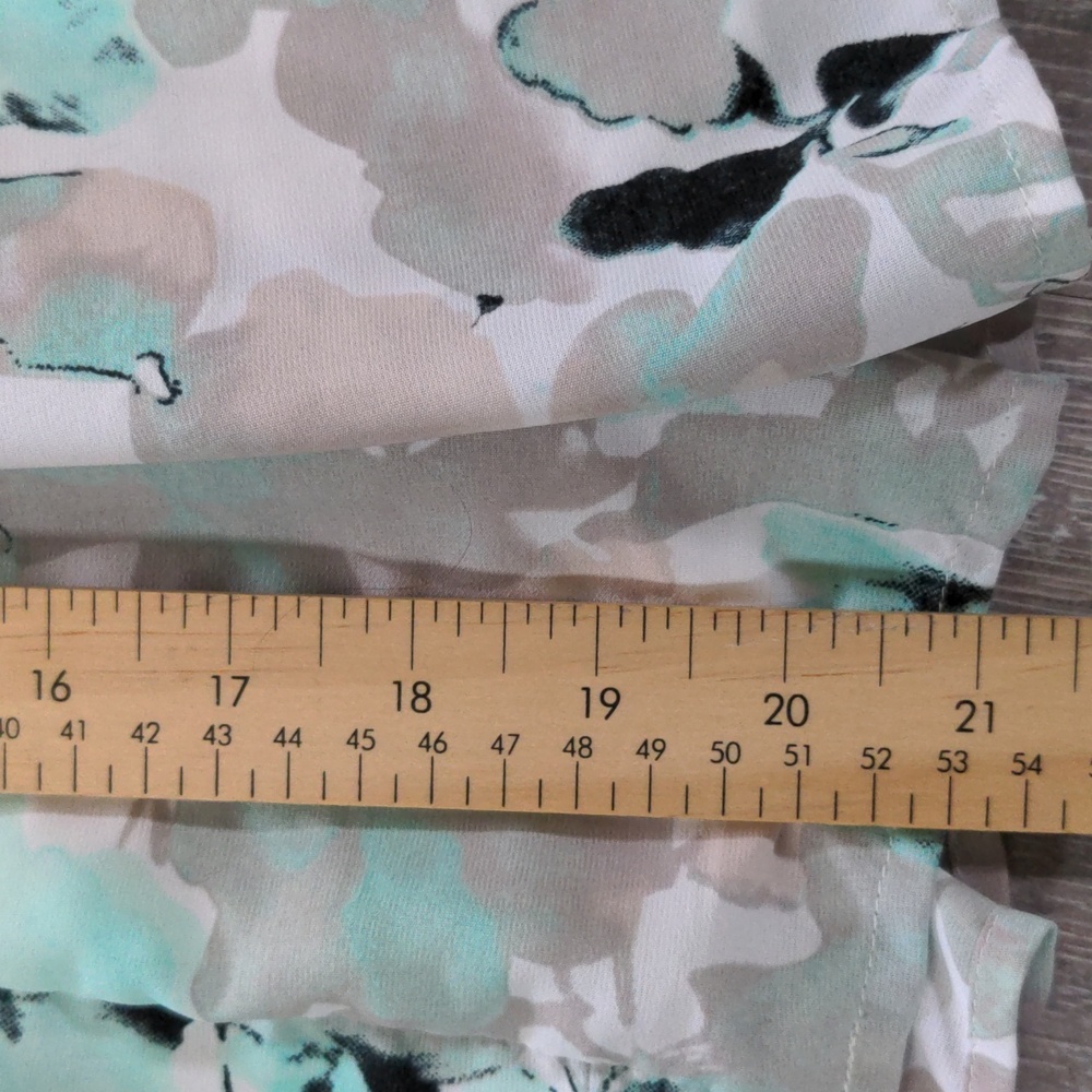 Ricki's Foral A-Line Skirt Women's Size 10 Lined Back Zip Mini Cottagecore - Picture 9 of 9